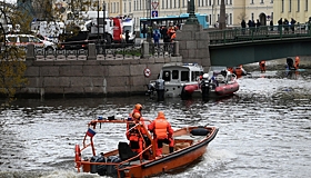 В Петербурге задержали подозреваемого по делу о падении автобуса в реку