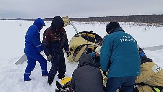 Вертолёт совершил жёсткую посадку в Нижегородской области