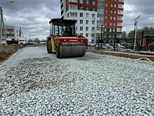 На Рудницкого завершается укладка щебня