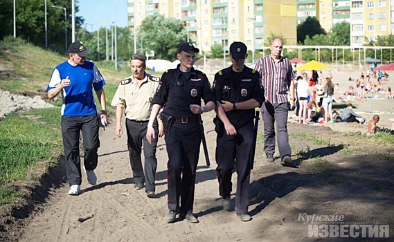 Курские спасатели и чиновники проводят рейд по пляжам