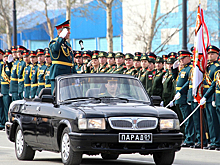 На Сахалине состоялся военный парад в честь 78-летия Победы в Великой Отечественной войне