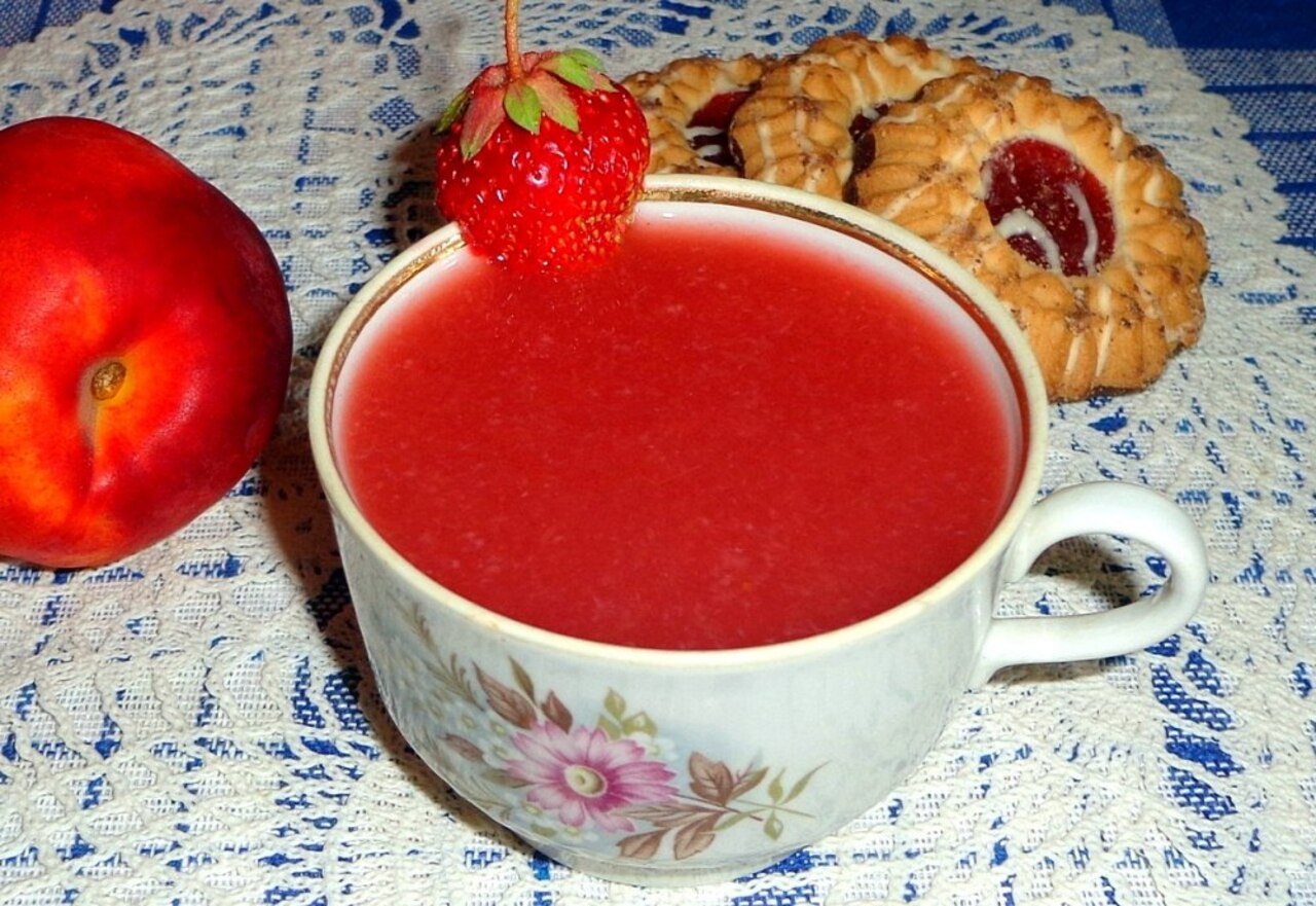Кисель клубничный