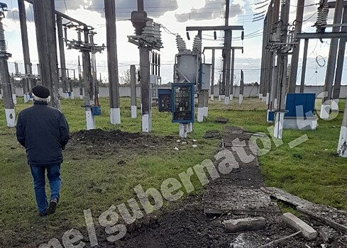 В Тёткино и Попово-Лежачах Курской области частично восстановили электроснабжение
