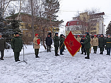 Омскому музейному комплексу войсковой славы на вечное хранение передано боевое знамя времен Великой Отечественной войны