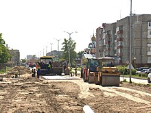 В Светлом капитально ремонтируют дорогу на центральной улице города