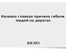 Названа главная причина гибели людей на дорогах