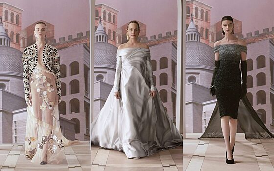 Величие и очарование Рима в новой коллекции Fendi Couture Осень/Зима 2021