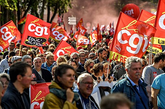 Парижане протестуют против изменения трудового законодательства