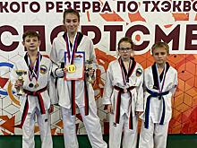 Пять медалей привезли вологодские тхэквондисты из Ленинградской области