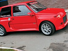 Обычную «Оку» превратили в гоночный автомобиль