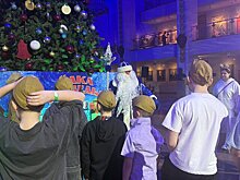 Дети сотрудников МЧС посетили новогодний праздник в Музее Победы