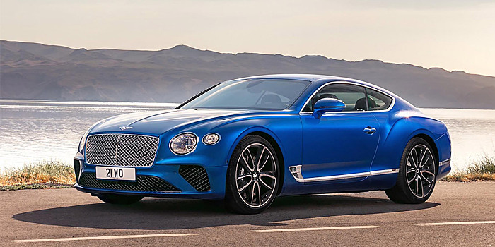 Названы цены на новый Bentley Continental GT для России