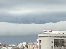 Жители Хабаровска застали «облачное цунами»