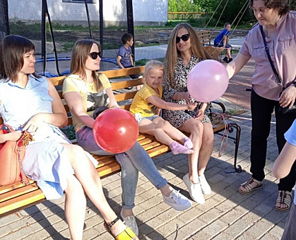 В Сызранском районе жители отмечают праздники на обновленной по нацпроекту площади