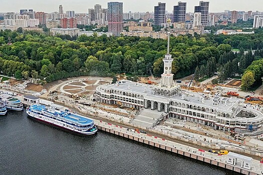 В День города москвичам покажут обновленный Северный речной вокзал