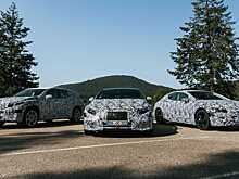 Новые Mercedes-Benz EQS, EQE и EQS SUV предстали вместе на видео