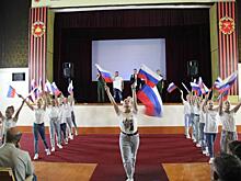 В Уссурийске прошла патриотическая акция «Приморье ZA наших!»