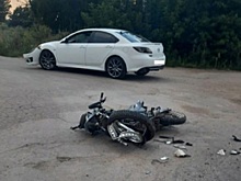 В Шиловском районе двое подростков пострадали в ДТП с Mazda и мотоциклом Racer