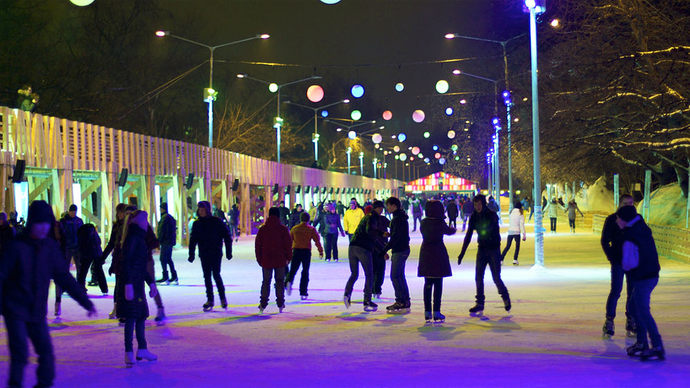 Парк Горького, Москва, Россия, Европа