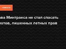 Глава Минтранса не стал спасать пилотов, лишенных летных прав