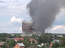 Пожару в подмосковном Фрязине присвоен повышенный третий ранг сложности