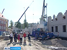 Полным ходом идет строительство нового корпуса детского сада на ул. Красная