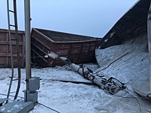 СК выясняет причину схода с рельсов вагонов с щебнем в Свердловской области