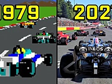 В YouTube появилось видео прогресса гоночных игр F1, который длился более 40 лет
