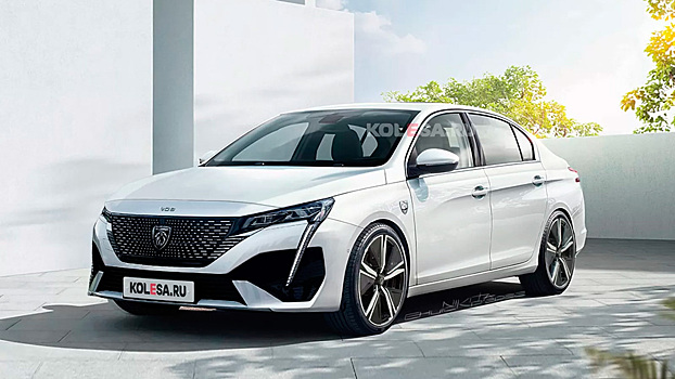 Первые изображения седана Peugeot 408 следующего поколения