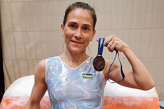 47-летняя Чусовитина завоевала бронзу в опорном прыжке на втором этапе КМ подряд