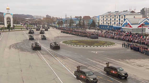Комплекс «Триумф» принял участие в Параде Победы на Сахалине