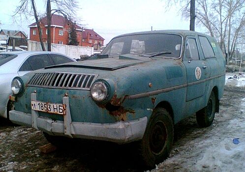 Самодельная амфибия со странным названием «Плавающий Карлсон»