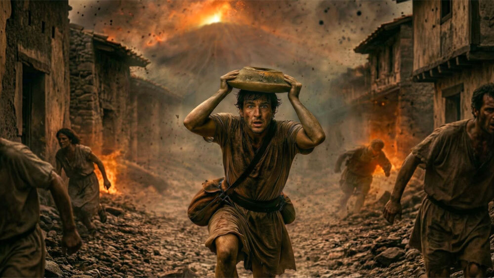 ИИ реконструировал последние мгновения жизни жертвы извержения в Помпеях