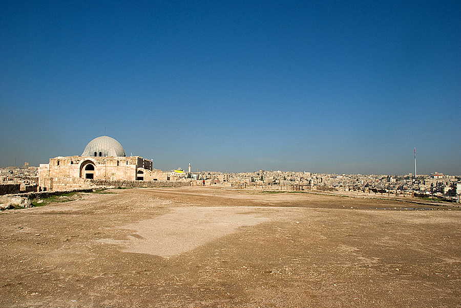 Крепостная гора, Цитадель, Амман, Иордания, Ближний Восток