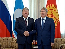 Александр Жирков встретился с президентом Кыргызстана Алмазбеком Атамбаевым