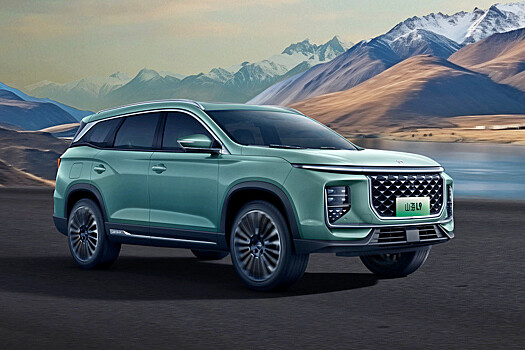 Большой кроссовер Jetour Shanhai L9 показали на фирменных картинках