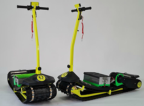 В России появился первый в мире электросноуборд