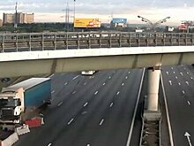 ДТП с грузовиком произошло на МКАД