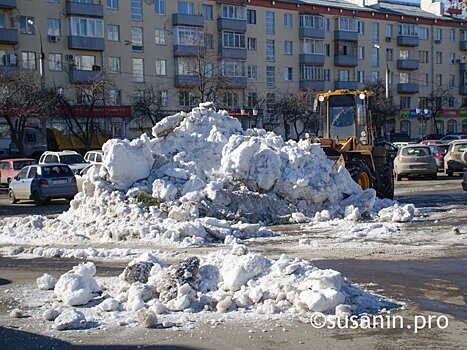 В Ижевске на вывоз снега в 2024 году предусмотрено 40 млн рублей