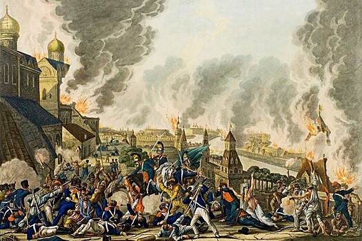 Московские пожары привели армию Наполеона к краху