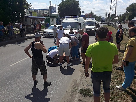 «Мотоциклист пролетел метров 40»: страшное ДТП случилось в Самаре на Советской Армии