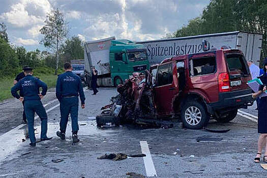 Причиной ДТП в Рязанской области стал выезд автобуса на встречную полосу