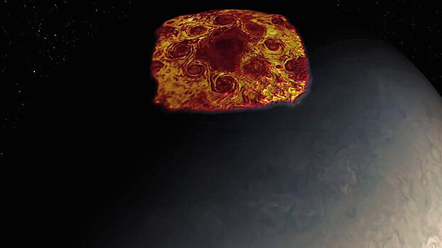 NASA провело инфракрасный тур по Юпитеру