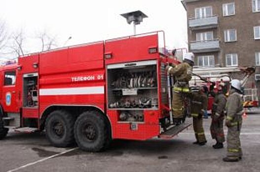 Помещение предприятия по производству брусчатки горело в Арзамасе