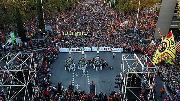 Новая волна протестов началась в Барселоне