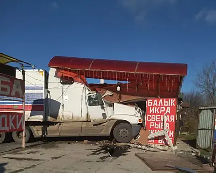 В Самарской области фура влетела в торговую точку