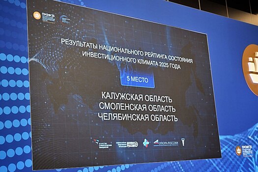 Калужская область вошла в топ-5 инвестрейтинга АСИ