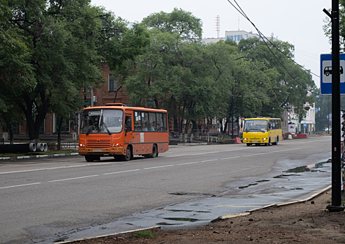 Два автобуса изменят схему движения из-за перекрытия улицы Зейской в Благовещенске