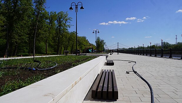 Восстановление западной набережной Урала в Оренбурге близится к завершению