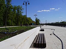 Восстановление западной набережной Урала в Оренбурге близится к завершению